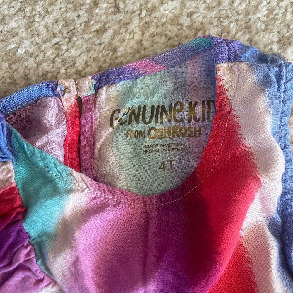 Genuine Kids From OshKosh Colorful Toddler Dress🌈💖 - Picture 2 of 3